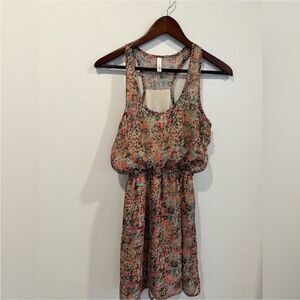 Xhilaration Sleeveless Dress Boho-Chic Summer Mini Vacation Resortwear Women’s S